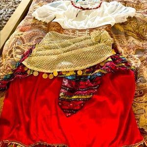 Gypsy girl costume 10/12